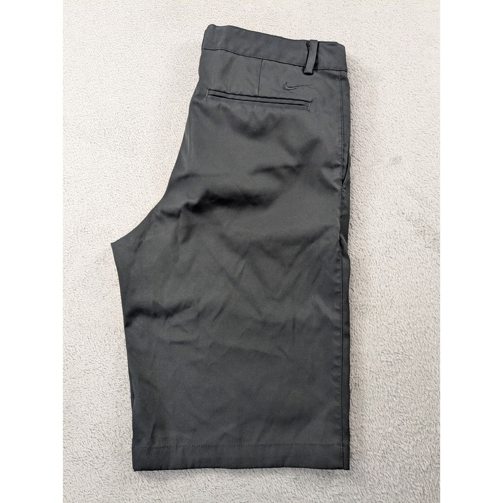 Nike Boys Golf Shorts Black XL 832770-010 Adjustable Waist Flat Front Athletic - Picture 3 of 13